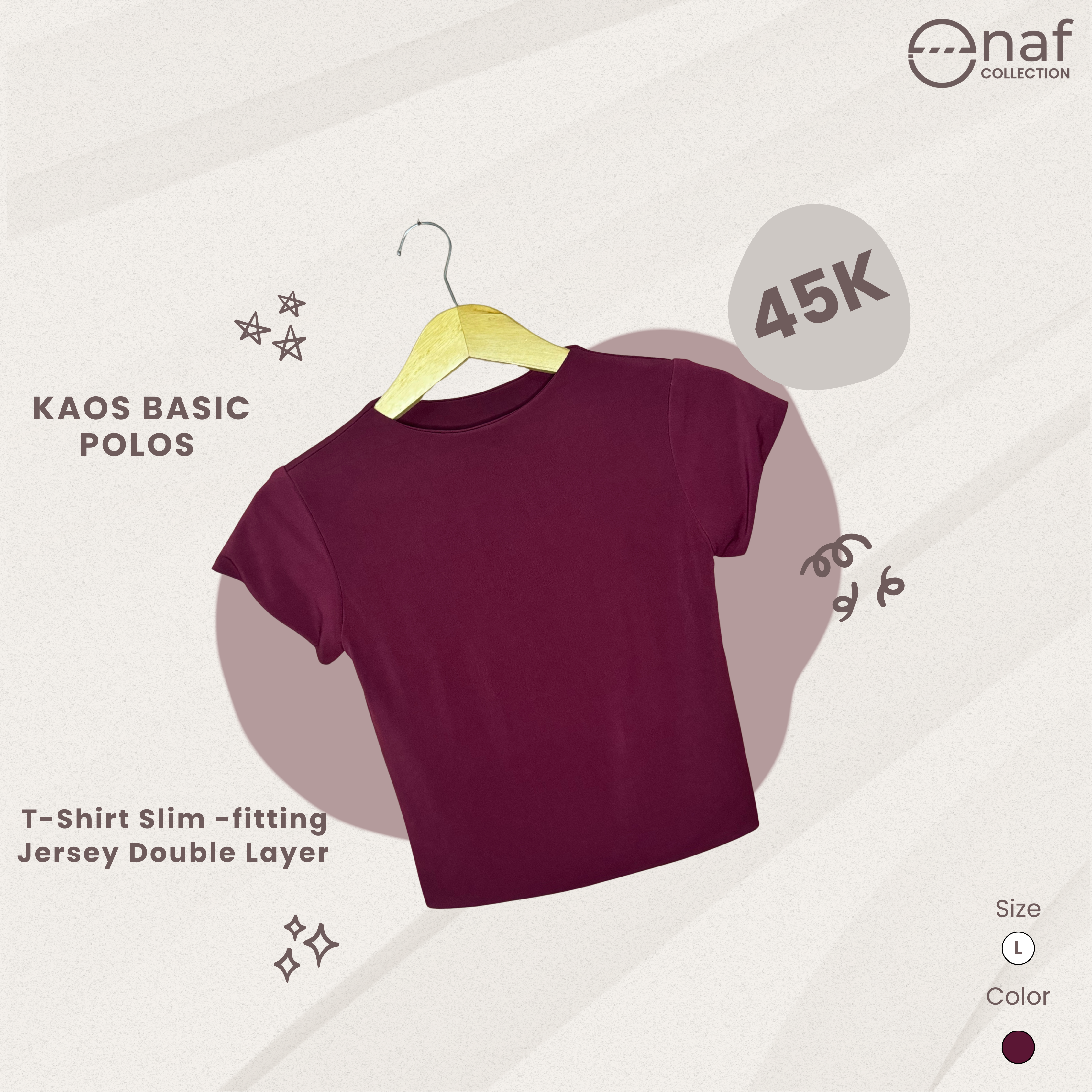 Kaos Polos Basic